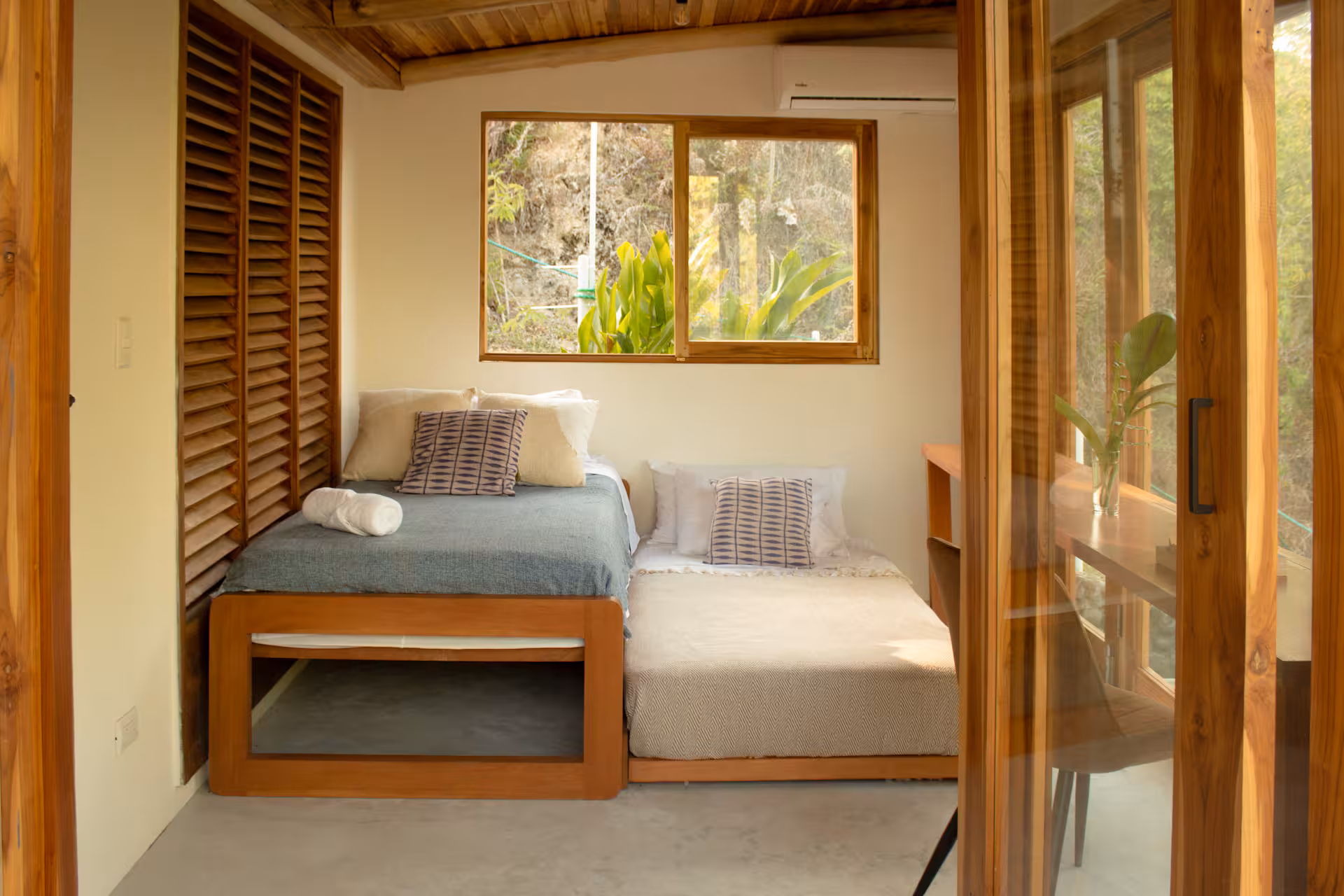 Third bedroom — doubles as office with extra-wide desk