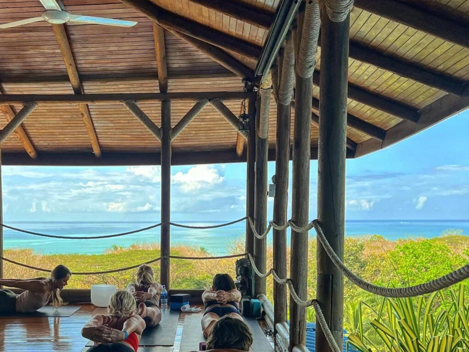 Horizon Yoga Center — Ridge deck · panoramic ocean view